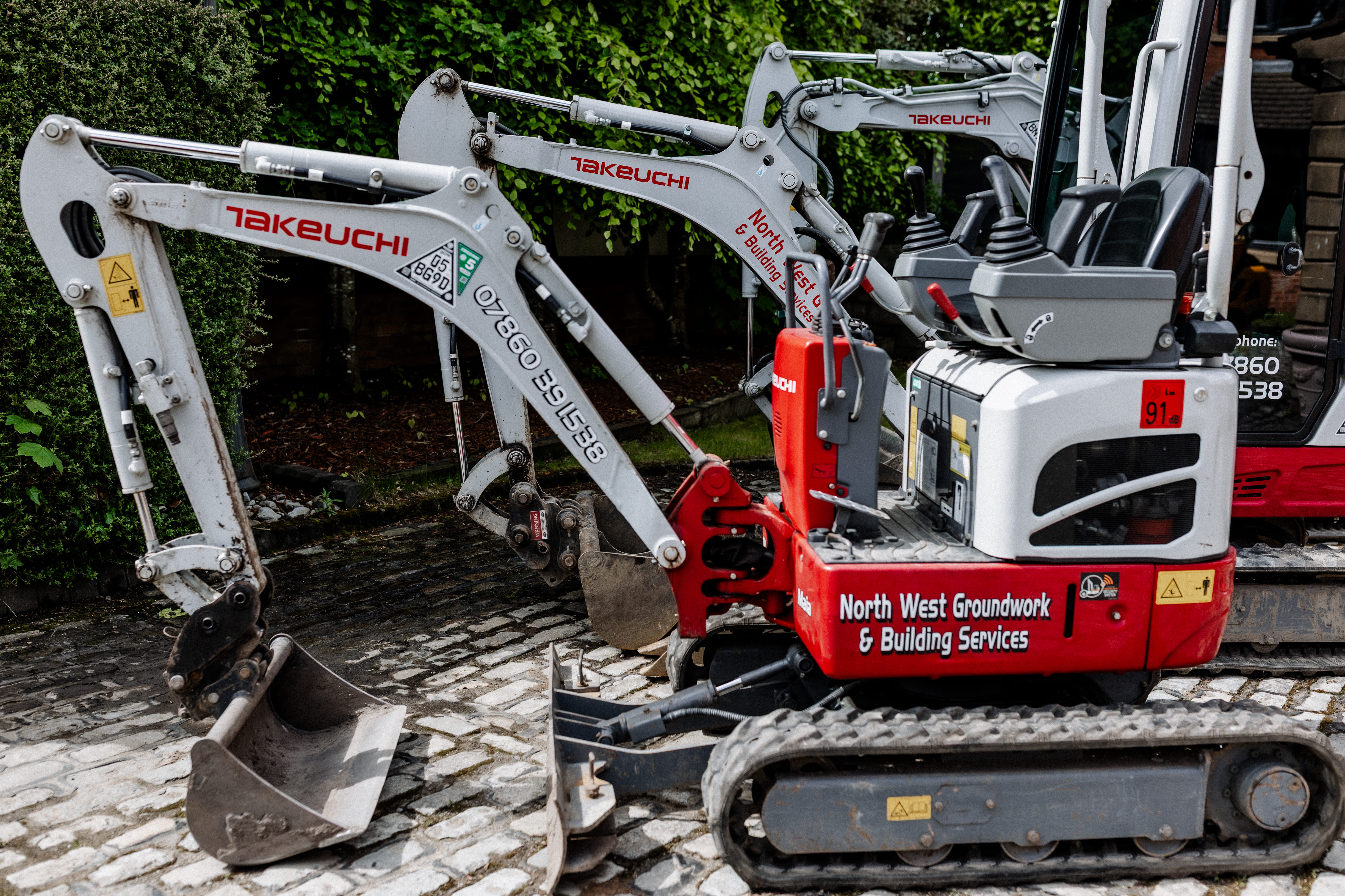 Mini Digger with Driver Hire from £280 a day