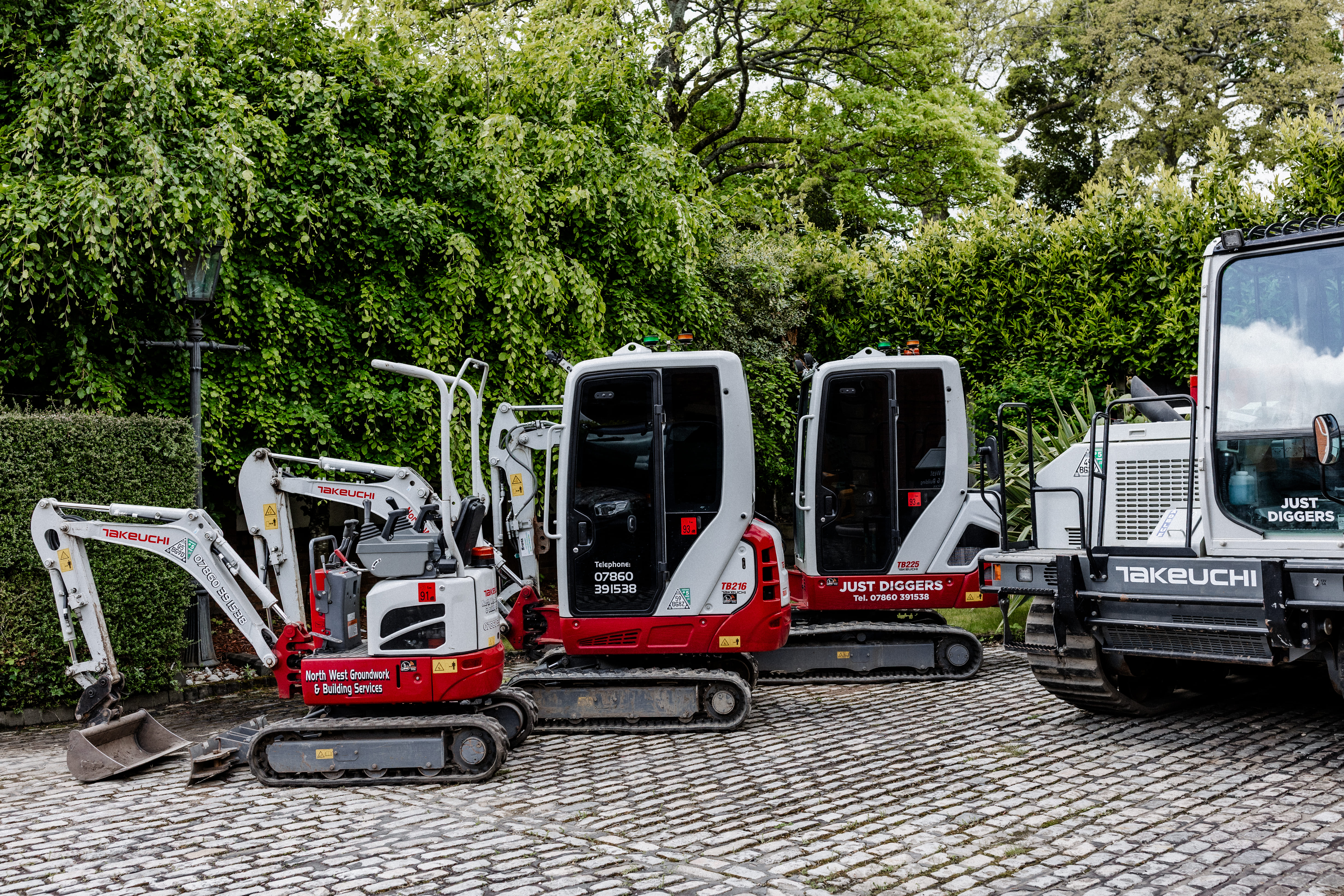 Micro & Mini Digger with Driver Hire