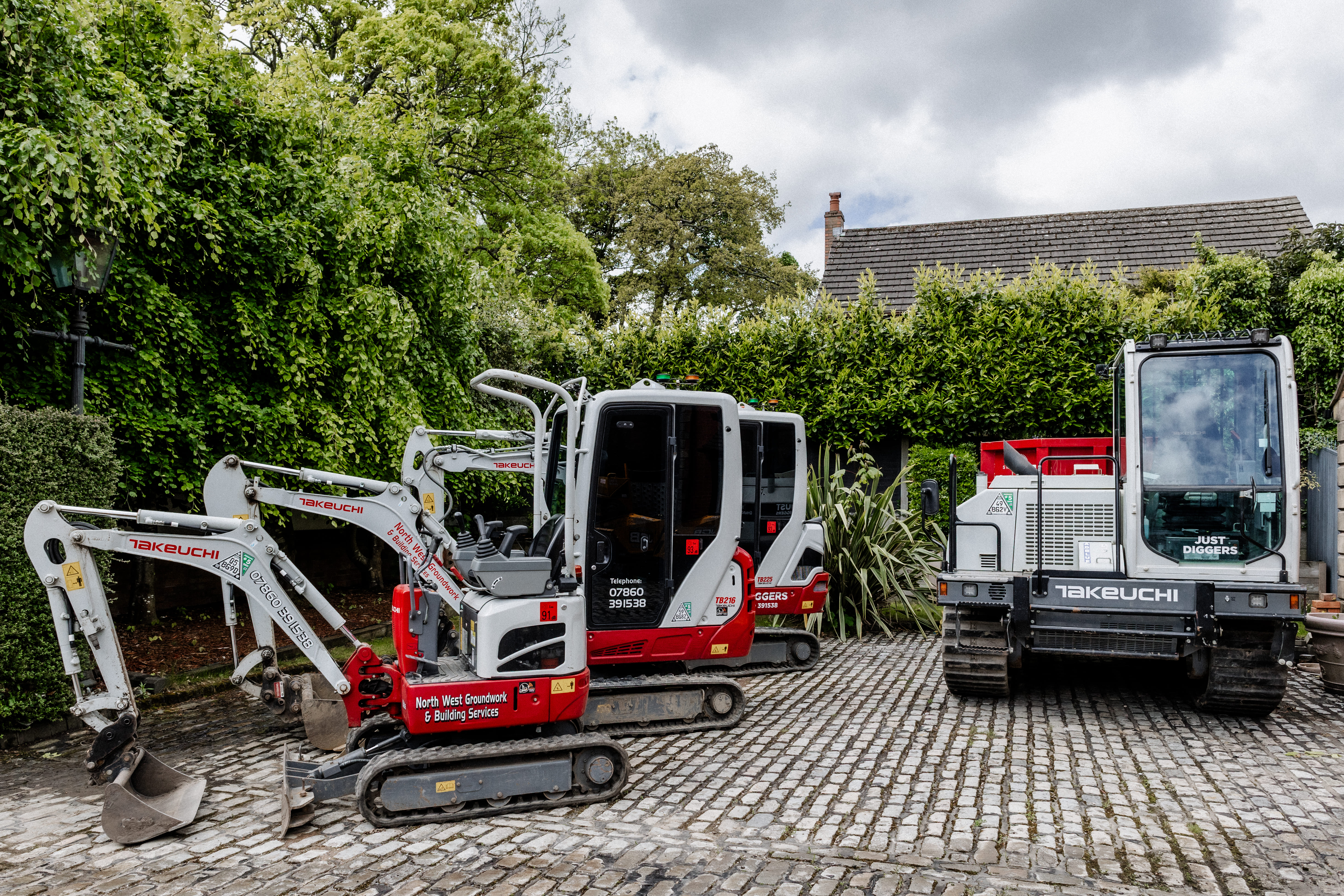 Mini Digger with Driver Hire from £280 a day